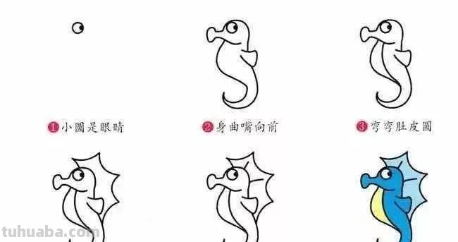 幼儿园小动物简笔画教程大全，老师家长收藏备用