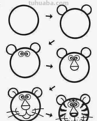 幼儿园小动物简笔画教程大全，老师家长收藏备用