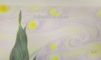 彩铅灯塔插画怎么画 彩铅画自学教程风景？