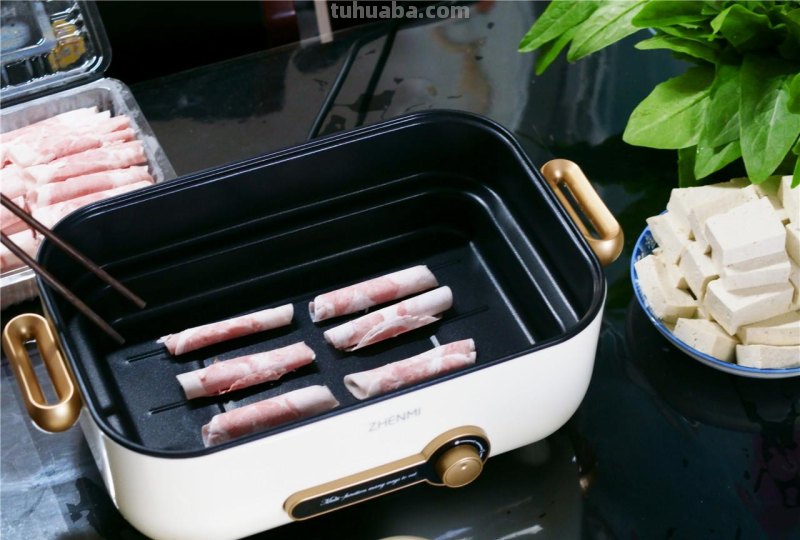 臻米多功能电火锅一机多用烹饪食材健康又快乐