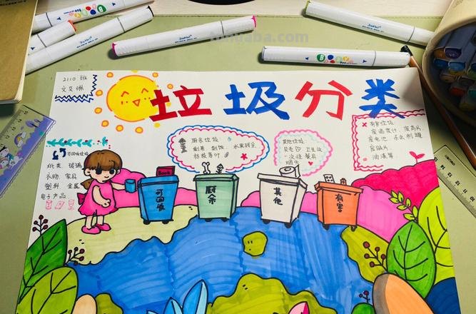 垃圾手抄报怎么做 垃圾分类手抄报怎么画？