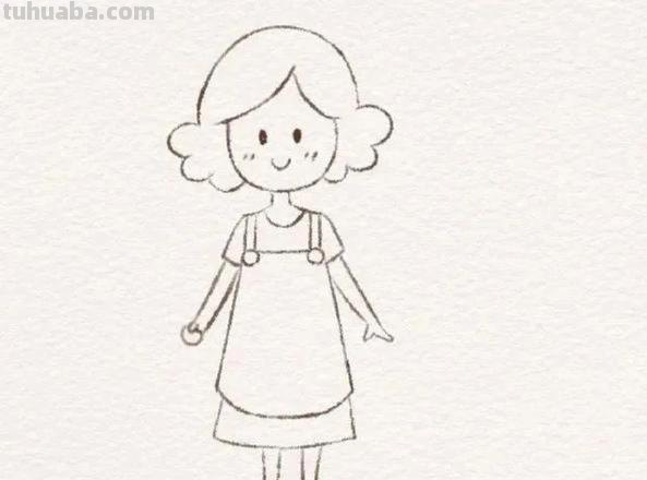 漂亮的妈妈怎么简笔画 简笔画系列-母亲节怎么画简单的画？