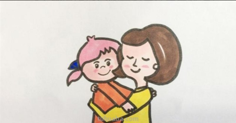 漂亮的妈妈怎么简笔画 简笔画系列-母亲节怎么画简单的画？