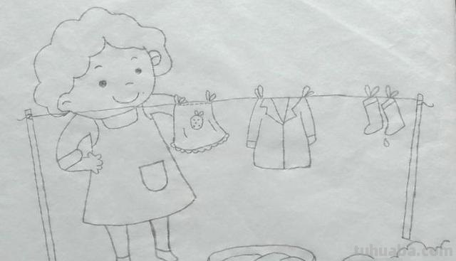 漂亮的妈妈怎么简笔画 简笔画系列-母亲节怎么画简单的画？