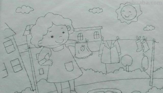 漂亮的妈妈怎么简笔画 简笔画系列-母亲节怎么画简单的画？