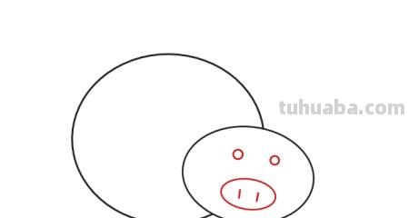 小猪乔治简笔画怎么画 幼儿简笔画小猪的画法？