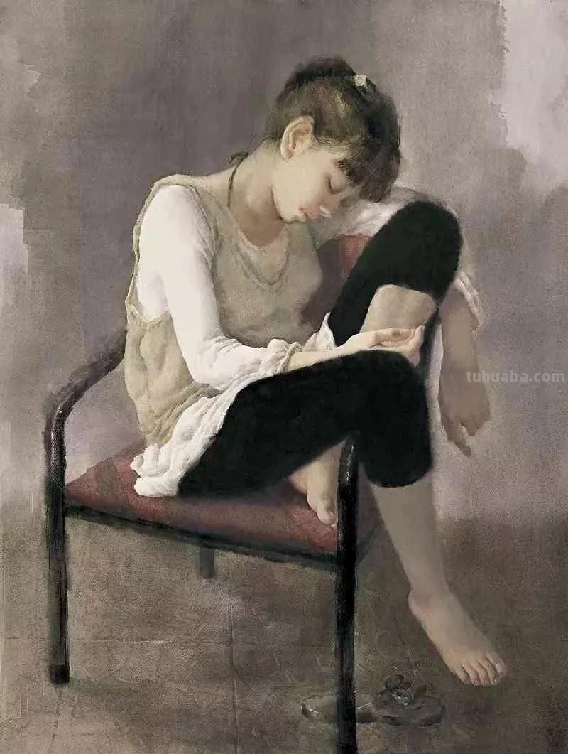 广东水彩画 - 女画家肖蓉人物水彩​​画欣赏