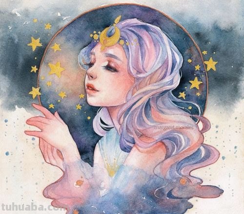一组水彩人物插画欣赏，来自插画师Margaret Morales