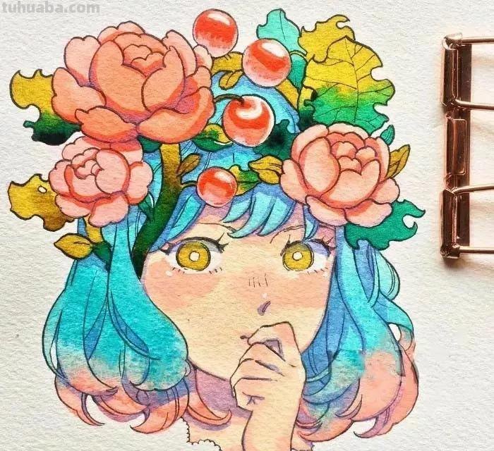 水彩人物分享—喜欢水彩的你千万不要错过了这些人物水彩画呀