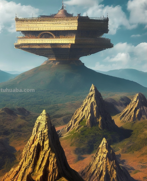 AI绘画每日一(组)图：UFO