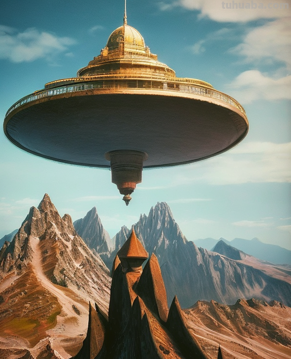 AI绘画每日一(组)图：UFO