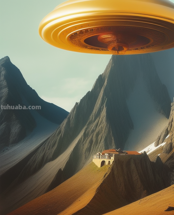 AI绘画每日一(组)图：UFO