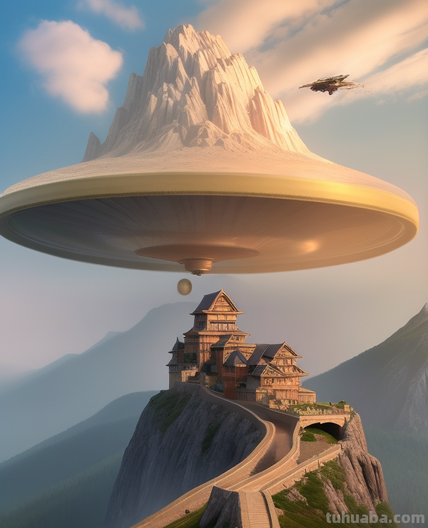 AI绘画每日一(组)图：UFO