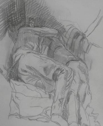 速写躺地上 如何画速写？