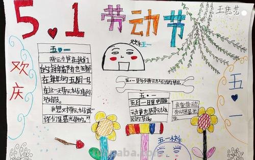 怎么画五一手抄报 五一劳动节手报怎么画？