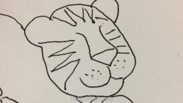 老虎的话怎么画彩铅 画虎的步骤？