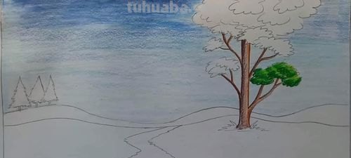 儿童风景画的绘画步骤