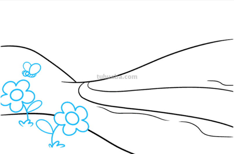 儿童风景画的绘画步骤