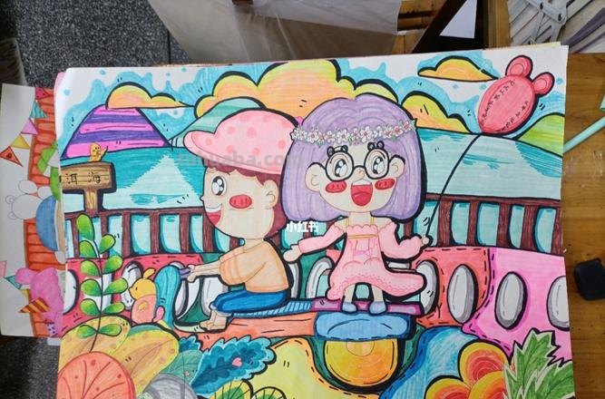 生动有趣的生活场景类儿童画图片大全