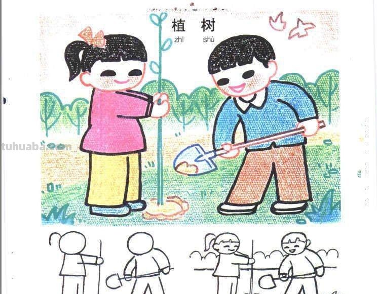 生动有趣的生活场景类儿童画图片大全
