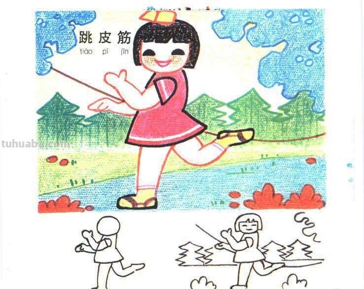 生动有趣的生活场景类儿童画图片大全