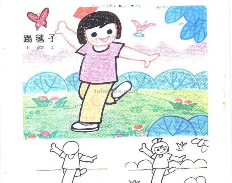 生动有趣的生活场景类儿童画图片大全