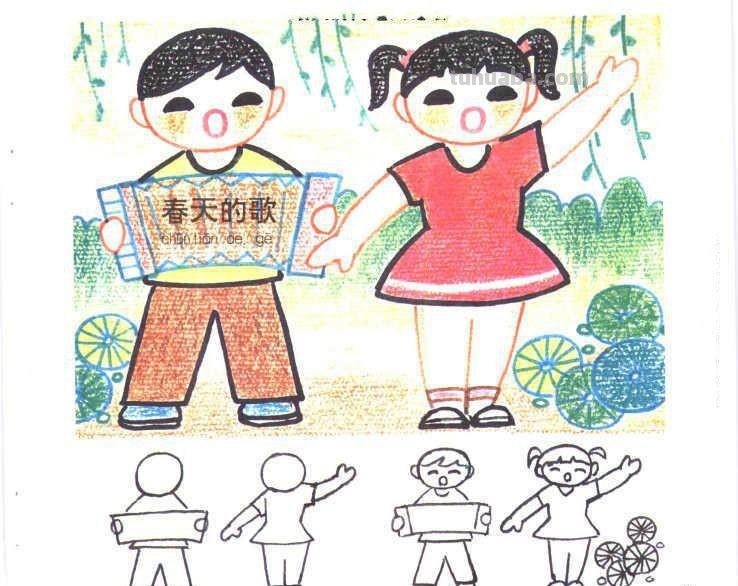 生动有趣的生活场景类儿童画图片大全