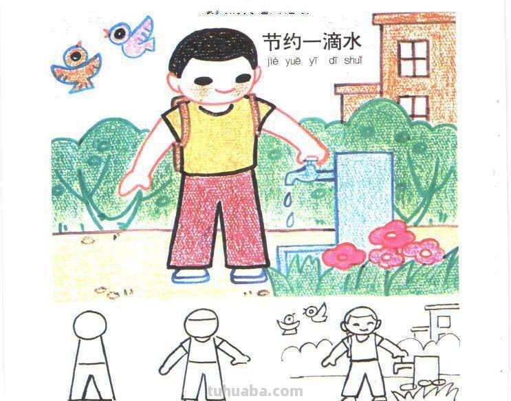 生动有趣的生活场景类儿童画图片大全