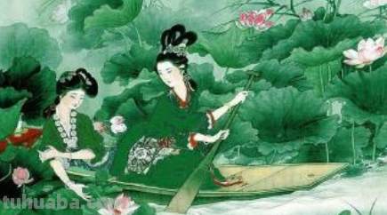 《采莲曲》的意思。