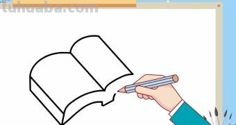书本的简笔画怎么画 书怎样画，图片简单的？