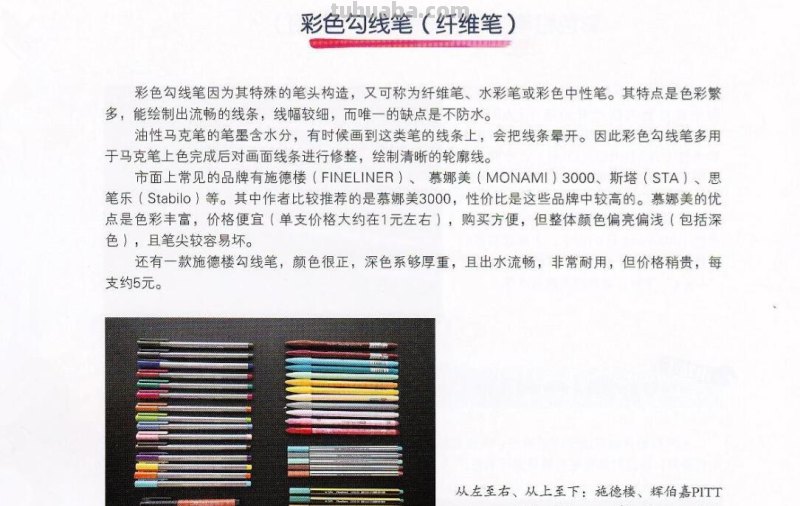 针管笔、水彩等10种绘制工具介绍~如此完美的讲解还不来看？