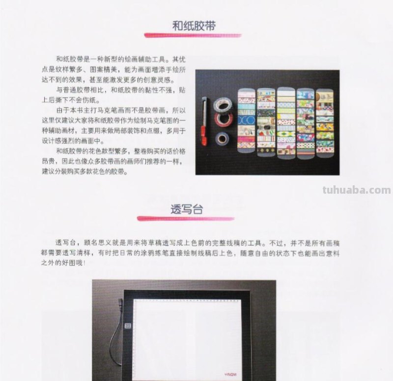 针管笔、水彩等10种绘制工具介绍~如此完美的讲解还不来看？