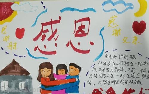 父母的爱手抄报怎么 孝心手抄报内容？