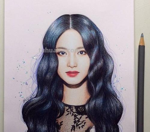 彩铅怎么画乌黑长发 教你学画画：怎么画好人物的长发？