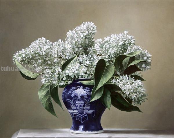 超写实花卉静物油画 比利时大师Pieter Wagemans作品