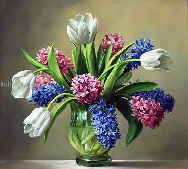 超写实花卉静物油画 比利时大师Pieter Wagemans作品