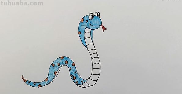 蛇的简笔画怎么画 如何画八岐大蛇？