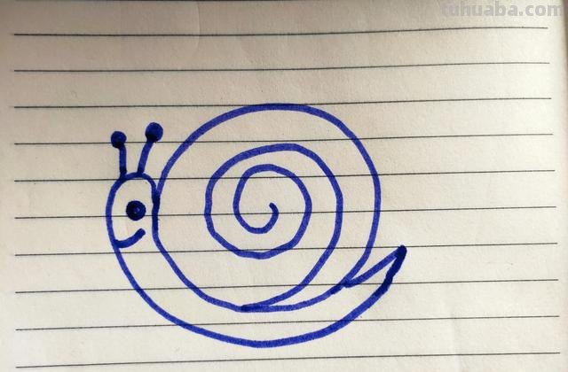 简笔画蜗牛涂什么颜色 蜗牛简单画法？