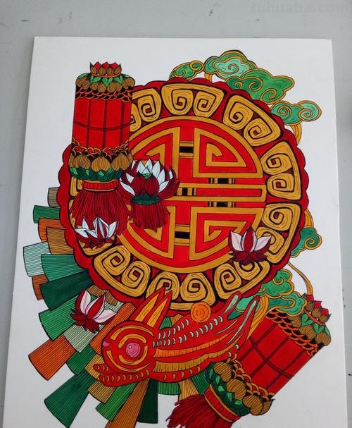 色彩画节日及节日色彩装饰画 