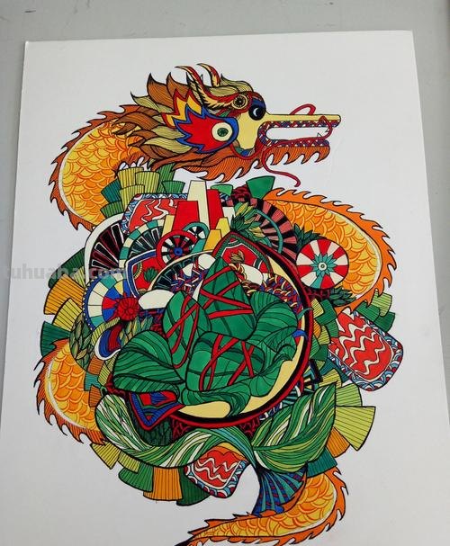 色彩画节日及节日色彩装饰画 