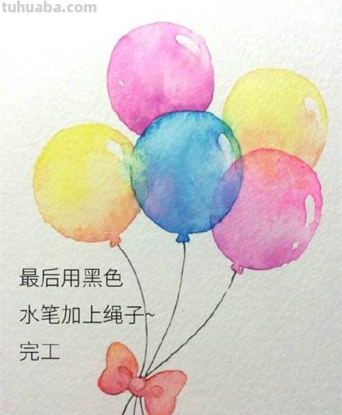4种简单的儿童水彩画技法介绍