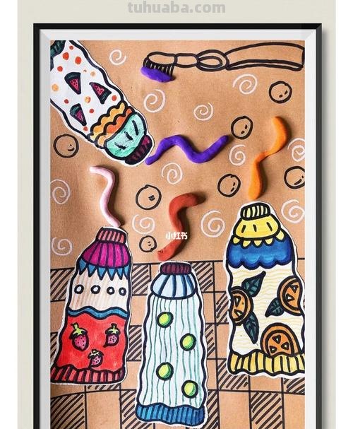 牙膏的色彩及牙膏色彩画 