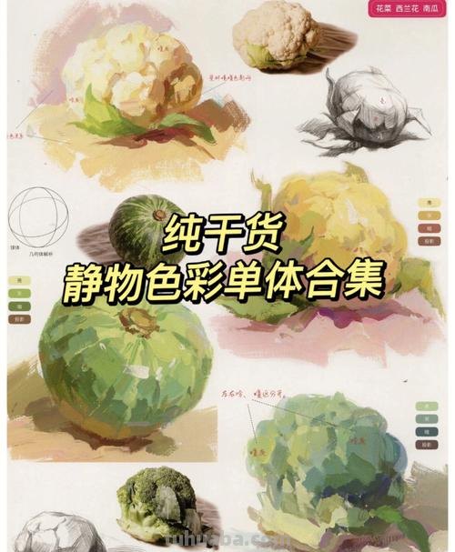 色彩静物调色训练及色彩静物调色训练方法 