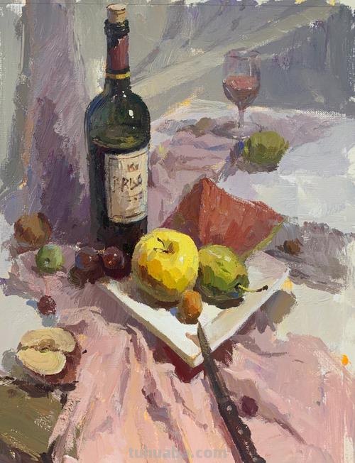 色彩静物调色训练及色彩静物调色训练方法