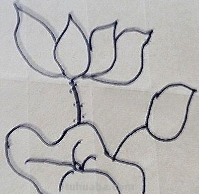荷叶的简笔画怎么画 简笔画荷花的画法？