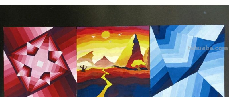 色彩的明度推移及色彩的明度推移图 