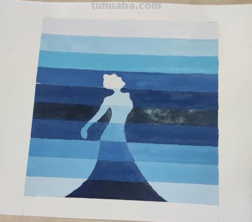 色彩的明度推移及色彩的明度推移图 