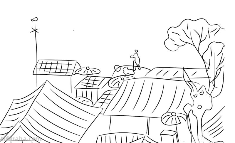 用彩铅画的清明画怎么画 一年级清明书签做法？