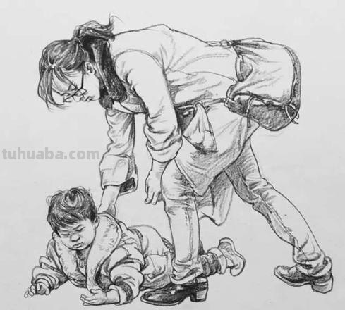 速写打群架 美术——关于速写打型？