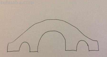 桥的简笔画怎么画 怎样简笔画河水小桥风景画？
